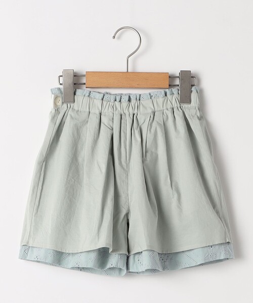SHIPS（シップス）の「SHIPS KIDS:140～150cm / レース エンブロイダリー ショート パンツ（その他パンツ・キッズ・ライトブルー/ホワイト・140/150）」の8枚目の写真