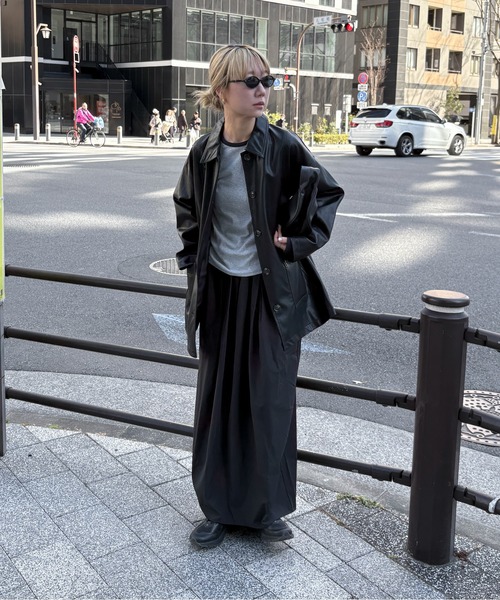 feepur(フェピュール)の「タフタコクーンロングスカート(スカート・レディース・ブラック/ブラウン・SMALL/MEDIUM)」の20枚目の写真