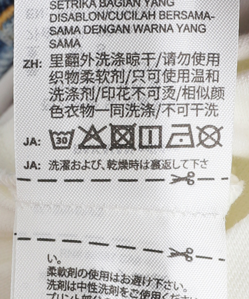 adidas Originals(アディダスオリジナルス)の「adidas / アディダス COTTON CALI TEE WITH SPONSOR(Tシャツ/カットソー・レディース・ブラック/アイボリー・MEDIUM)」の10枚目の写真