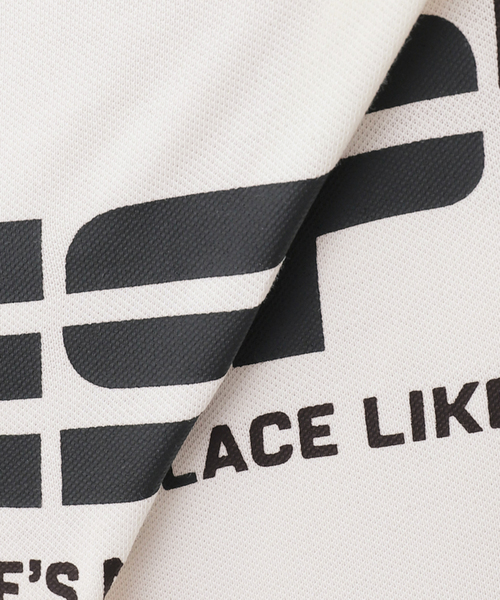 adidas Originals(アディダスオリジナルス)の「adidas / アディダス COTTON CALI TEE WITH SPONSOR(Tシャツ/カットソー・レディース・ブラック/アイボリー・MEDIUM)」の12枚目の写真