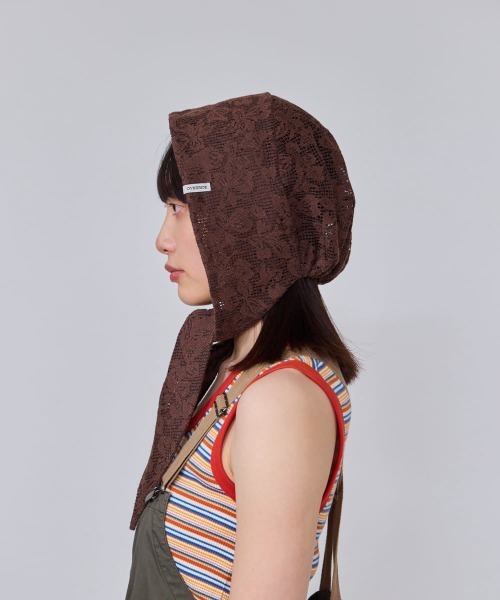 OVERRIDE(オーバーライド)の「OVERRIDE OGC LACE HEADSCARF SG / オーバーライド(ヘアバンド・レディース・ブラウン/ブラック/ライトブルー・57~59cm)」の5枚目の写真