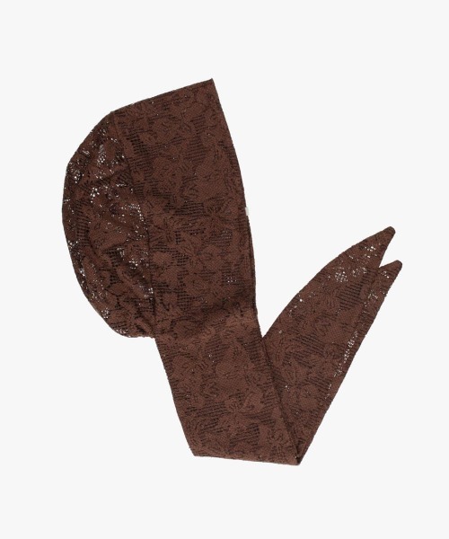 OVERRIDE(オーバーライド)の「OVERRIDE OGC LACE HEADSCARF SG / オーバーライド(ヘアバンド・レディース・ブラウン/ブラック/ライトブルー・57~59cm)」の8枚目の写真