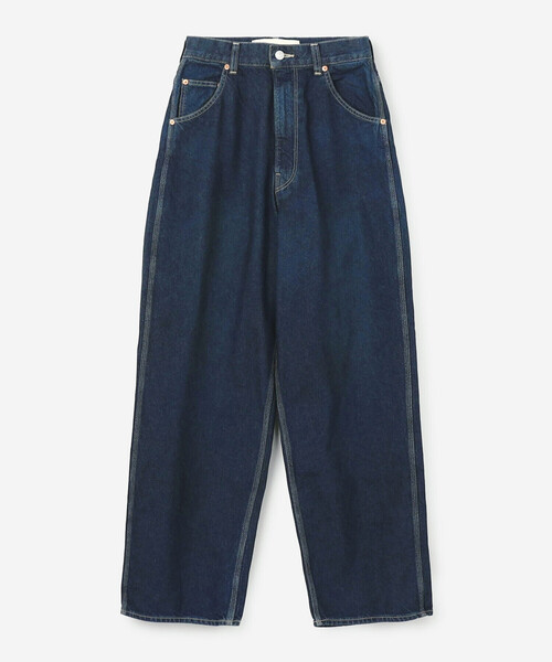 THE SHINZONE（ザ　シンゾーン）の「THE SHINZONE | TOOL DENIM PANTS WOMEN（デニムパンツ・レディース・ダークインディゴブルー/ブルー/アイボリー・34/36/32）」の3枚目の写真