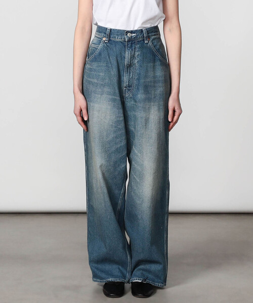THE SHINZONE（ザ　シンゾーン）の「THE SHINZONE | TOOL DENIM PANTS WOMEN（デニムパンツ・レディース・ダークインディゴブルー/ブルー/アイボリー・34/36/32）」の10枚目の写真