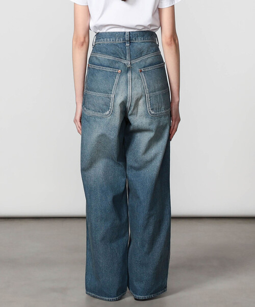 THE SHINZONE（ザ　シンゾーン）の「THE SHINZONE | TOOL DENIM PANTS WOMEN（デニムパンツ・レディース・ダークインディゴブルー/ブルー/アイボリー・34/36/32）」の12枚目の写真