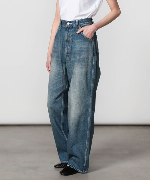 THE SHINZONE（ザ　シンゾーン）の「THE SHINZONE | TOOL DENIM PANTS WOMEN（デニムパンツ・レディース・ダークインディゴブルー/ブルー/アイボリー・34/36/32）」の13枚目の写真