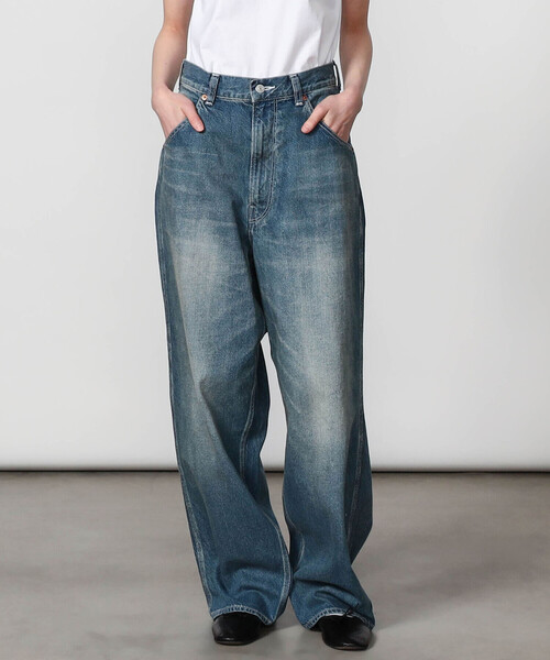 THE SHINZONE(ザ シンゾーン)の「THE SHINZONE | TOOL DENIM PANTS WOMEN(デニムパンツ・レディース・ダークインディゴブルー/ブルー/アイボリー・34/36/32)」の17枚目の写真