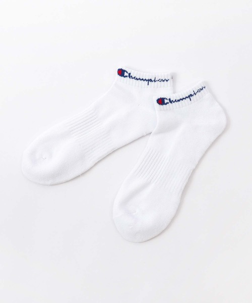 Champion(チャンピオン)の「【3足セット】Champion レディース メンズ スクリプトロゴ 消臭糸使用 足底パイル アーチサポート スニーカー丈 ソックス 92897504(ソックス/靴下・メンズ・ブラック/その他3/その他2・M/S/L)」の5枚目の写真