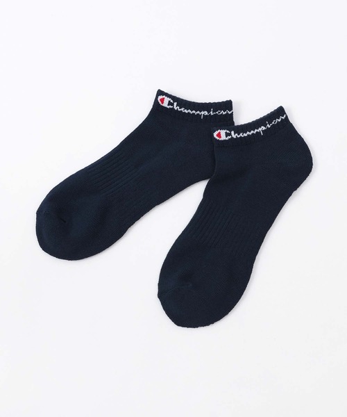 Champion(チャンピオン)の「【3足セット】Champion レディース メンズ スクリプトロゴ 消臭糸使用 足底パイル アーチサポート スニーカー丈 ソックス 92897504(ソックス/靴下・メンズ・ブラック/その他3/その他2・M/S/L)」の8枚目の写真