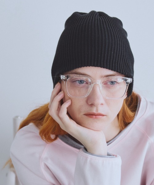 Auntie Rosa Holiday（アンティローザホリデー）の「コットンニットワッチ（ニットキャップ/ビーニー・レディース・ブラック/アイボリー/ベージュ/グレー・FREE）」の2枚目の写真