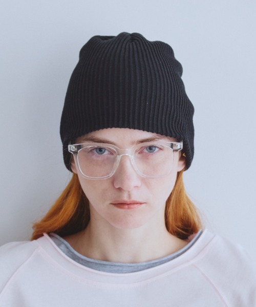 Auntie Rosa Holiday（アンティローザホリデー）の「コットンニットワッチ（ニットキャップ/ビーニー・レディース・ブラック/アイボリー/ベージュ/グレー・FREE）」の7枚目の写真