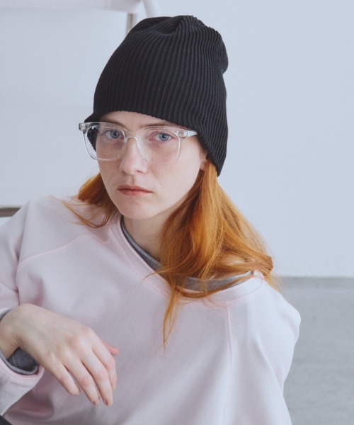 Auntie Rosa Holiday（アンティローザホリデー）の「コットンニットワッチ（ニットキャップ/ビーニー・レディース・ブラック/アイボリー/ベージュ/グレー・FREE）」の5枚目の写真