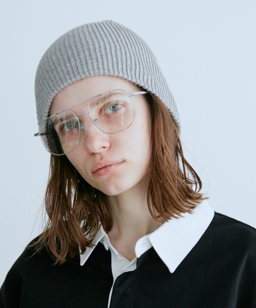 Auntie Rosa Holiday（アンティローザホリデー）の「コットンニットワッチ（ニットキャップ/ビーニー・レディース・ブラック/アイボリー/ベージュ/グレー・FREE）」の14枚目の写真