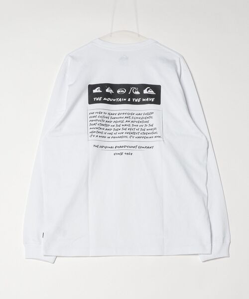 Quiksilver（クイックシルバー）の「クイックシルバー QUIKSILVER アウトドアカジュアル 長袖Tシャツ（Tシャツ/カットソー・メンズ・ブラック/サックスブルー/ホワイト・LL/L/M/S）」の4枚目の写真