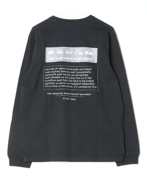 Quiksilver（クイックシルバー）の「クイックシルバー QUIKSILVER アウトドアカジュアル 長袖Tシャツ（Tシャツ/カットソー・メンズ・ブラック/サックスブルー/ホワイト・LL/L/M/S）」の5枚目の写真