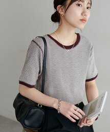 リンガーボーダー5分袖
