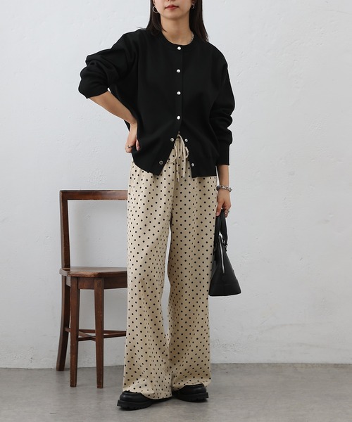 COLONY 2139（コロニートゥーワンスリーナイン）の「ポルカドットイージーパンツ（その他パンツ・レディース・ブラック/ベージュ・FREE）」の15枚目の写真