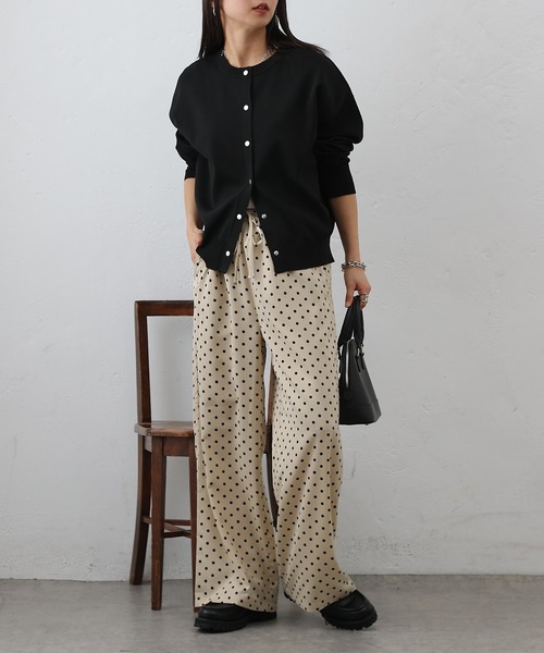 COLONY 2139（コロニートゥーワンスリーナイン）の「ポルカドットイージーパンツ（その他パンツ・レディース・ブラック/ベージュ・FREE）」の16枚目の写真