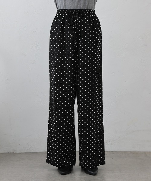 COLONY 2139（コロニートゥーワンスリーナイン）の「ポルカドットイージーパンツ（その他パンツ・レディース・ブラック/ベージュ・FREE）」の19枚目の写真