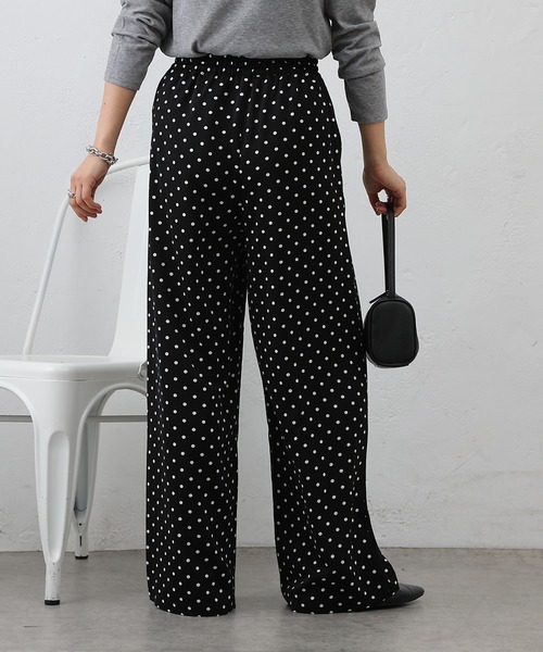 COLONY 2139（コロニートゥーワンスリーナイン）の「ポルカドットイージーパンツ（その他パンツ・レディース・ブラック/ベージュ・FREE）」の5枚目の写真