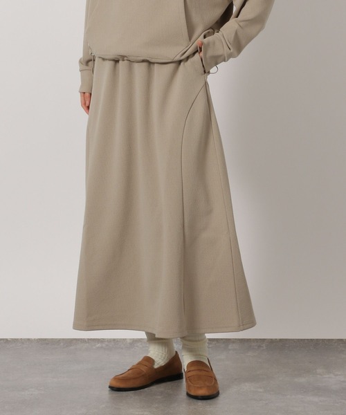 LAKOLE（ラコレ）の「ドロストフレアスカート/ 650491（スカート・レディース・ブラック/サンドグレー/カーキ・LARGE/MEDIUM）」の2枚目の写真