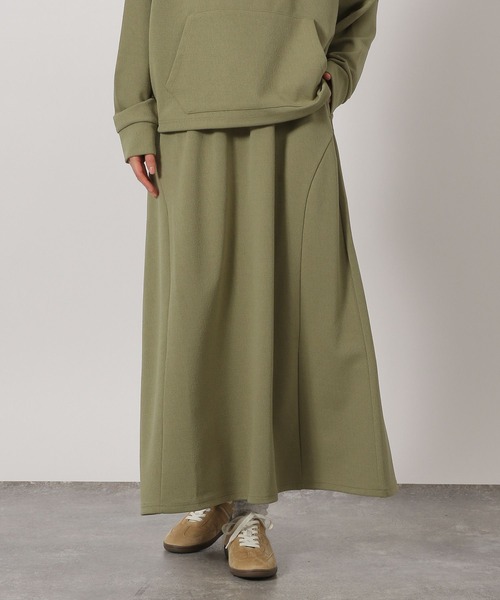 LAKOLE（ラコレ）の「ドロストフレアスカート/ 650491（スカート・レディース・ブラック/サンドグレー/カーキ・LARGE/MEDIUM）」の3枚目の写真