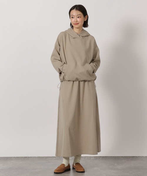 LAKOLE（ラコレ）の「ドロストフレアスカート/ 650491（スカート・レディース・ブラック/サンドグレー/カーキ・LARGE/MEDIUM）」の13枚目の写真