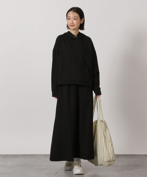 LAKOLE（ラコレ）の「ドロストフレアスカート/ 650491（スカート・レディース・ブラック/サンドグレー/カーキ・LARGE/MEDIUM）」の14枚目の写真