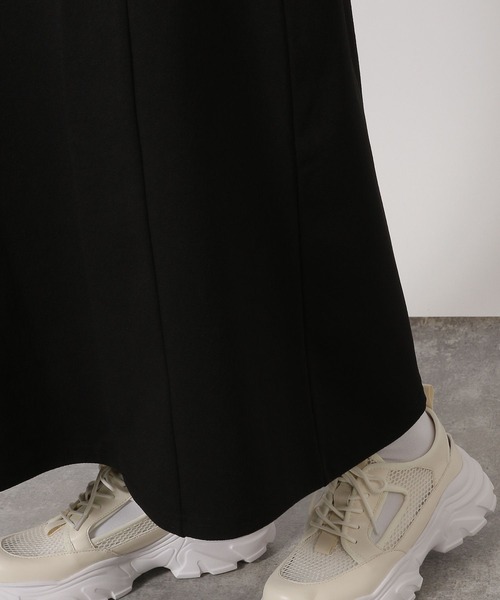 LAKOLE（ラコレ）の「ドロストフレアスカート/ 650491（スカート・レディース・ブラック/サンドグレー/カーキ・LARGE/MEDIUM）」の4枚目の写真