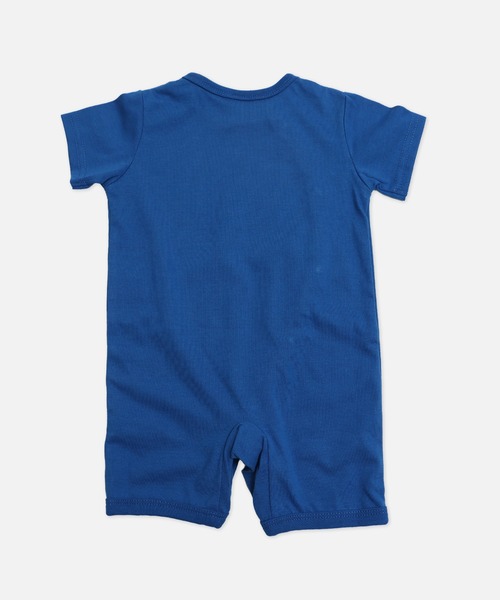 Champion（チャンピオン）の「〈チャンピオン〉脇ライン半袖ミニカバーオール（ロンパース・キッズ・ブルー/クリーム/ブラック・50-60cm/60-70cm）」の5枚目の写真