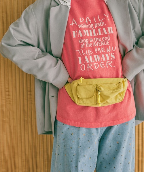 niko and...(ニコアンド)の「オリジナルスリムウエストバッグ(ボディバッグ/ウエストポーチ・レディース・ブラック/グレー/イエロー・0)」の12枚目の写真