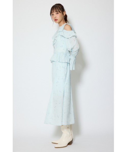 rienda(リエンダ)の「マーメイドフラワーワンピース 春服(ワンピース・レディース・ブルー系その他/ホワイト系その他・SMALL/MEDIUM)」の17枚目の写真