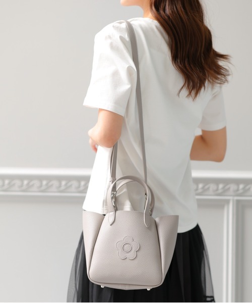 とも♡マリークワント2点 ラウンドシェイプ 2WAYミニトート（ブラック） | MARY QUANT ONLINE