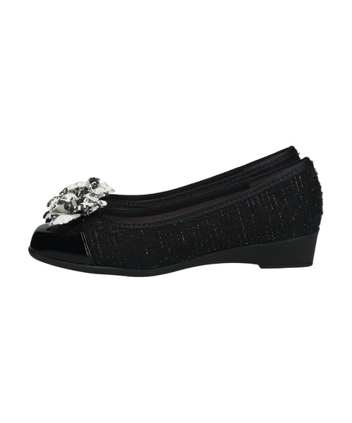 Bridget Birkin(ブリジットバーキン)の「【Bridget Birkin Walk】フラワーパールウォーキングパンプス(565247)(パンプス・レディース・ブラック/ベージュ・22.5/23/23.5/24/24.5)」の15枚目の写真