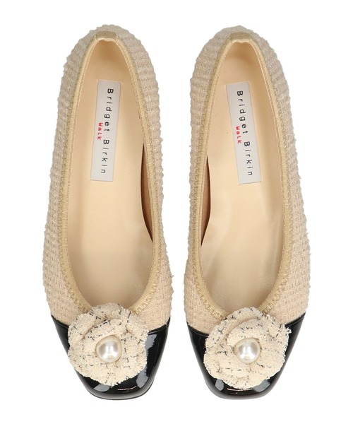 Bridget Birkin(ブリジットバーキン)の「【Bridget Birkin Walk】フラワーパールウォーキングパンプス(565247)(パンプス・レディース・ブラック/ベージュ・22.5/23/23.5/24/24.5)」の5枚目の写真