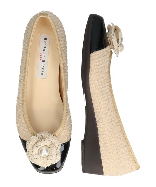 Bridget Birkin(ブリジットバーキン)の「【Bridget Birkin Walk】フラワーパールウォーキングパンプス(565247)(パンプス・レディース・ブラック/ベージュ・22.5/23/23.5/24/24.5)」の6枚目の写真
