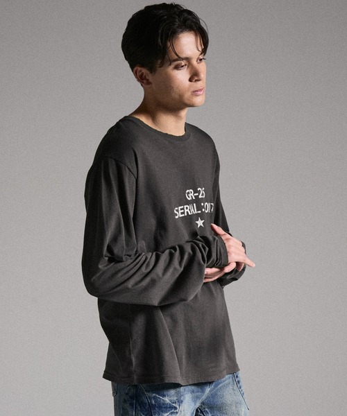 GRANCY(グランシー)の「【GRANCY】Unbasic Light Long Sleeve Tee / アンベーシックライトロングスリーブ Tシャツ(Tシャツ/カットソー・メンズ・チャコールグレー・M/S/L)」の15枚目の写真