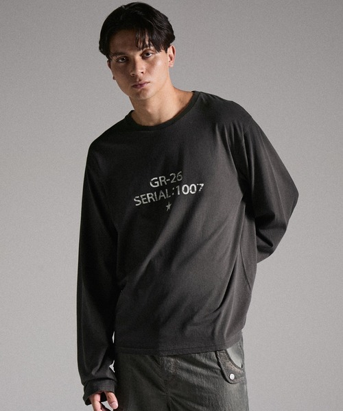 GRANCY(グランシー)の「【GRANCY】Unbasic Light Long Sleeve Tee / アンベーシックライトロングスリーブ Tシャツ(Tシャツ/カットソー・メンズ・チャコールグレー・M/S/L)」の18枚目の写真