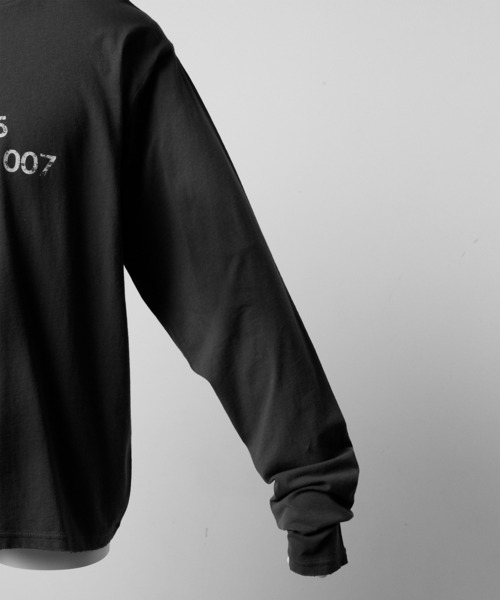 GRANCY(グランシー)の「【GRANCY】Unbasic Light Long Sleeve Tee / アンベーシックライトロングスリーブ Tシャツ(Tシャツ/カットソー・メンズ・チャコールグレー・M/S/L)」の6枚目の写真