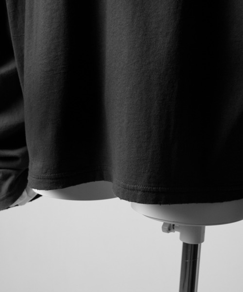GRANCY(グランシー)の「【GRANCY】Unbasic Light Long Sleeve Tee / アンベーシックライトロングスリーブ Tシャツ(Tシャツ/カットソー・メンズ・チャコールグレー・M/S/L)」の9枚目の写真