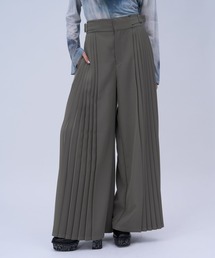 HARE | サイドプリーツベルトパンツ(HARE)(スラックス)