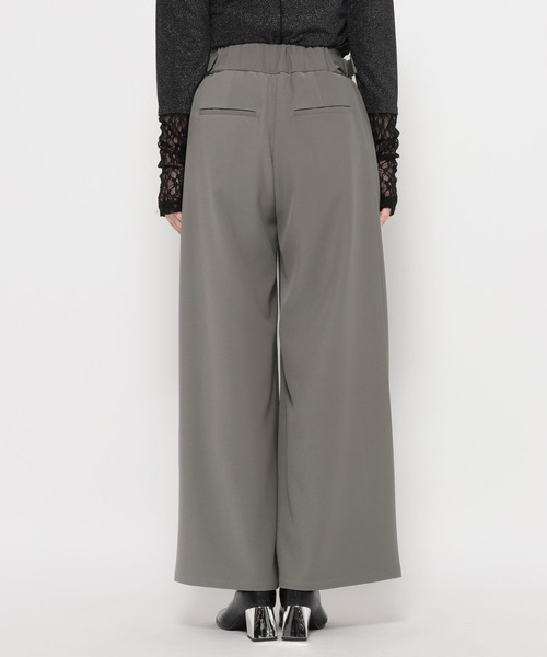 HARE（ハレ）の「サイドプリーツベルトパンツ(HARE)（スラックス・レディース・ホワイト/グレー/ブラック・FREE）」の21枚目の写真