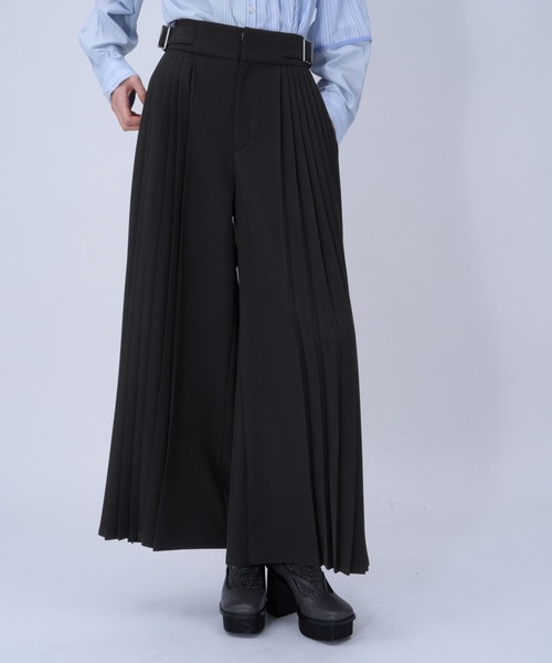 HARE（ハレ）の「サイドプリーツベルトパンツ(HARE)（スラックス・レディース・ホワイト/グレー/ブラック・FREE）」の16枚目の写真