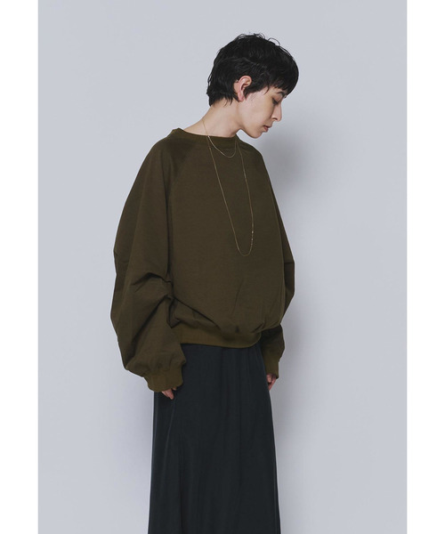 COGTHEBIGSMOKE（コグザビッグスモーク）の「＜COGTHEBIGSMOKE (コグ ザ ビッグ スモーク)＞“LEILA WIDE CUFF”スウェット（Tシャツ/カットソー・レディース・ライトグレー/その他14・1）」の4枚目の写真