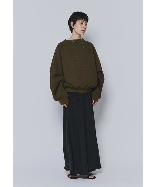 COGTHEBIGSMOKE（コグザビッグスモーク）の「＜COGTHEBIGSMOKE (コグ ザ ビッグ スモーク)＞“LEILA WIDE CUFF”スウェット（Tシャツ/カットソー・レディース・ライトグレー/その他14・1）」の7枚目の写真