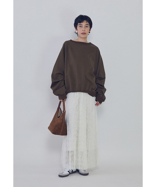 COGTHEBIGSMOKE（コグザビッグスモーク）の「＜COGTHEBIGSMOKE (コグ ザ ビッグ スモーク)＞“LEILA WIDE CUFF”スウェット（Tシャツ/カットソー・レディース・ライトグレー/その他14・1）」の10枚目の写真