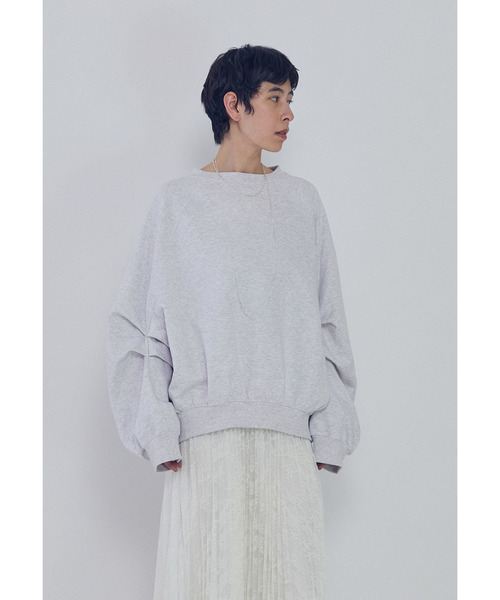COGTHEBIGSMOKE（コグザビッグスモーク）の「＜COGTHEBIGSMOKE (コグ ザ ビッグ スモーク)＞“LEILA WIDE CUFF”スウェット（Tシャツ/カットソー・レディース・ライトグレー/その他14・1）」の13枚目の写真