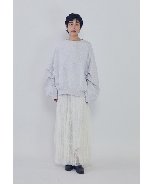 COGTHEBIGSMOKE（コグザビッグスモーク）の「＜COGTHEBIGSMOKE (コグ ザ ビッグ スモーク)＞“LEILA WIDE CUFF”スウェット（Tシャツ/カットソー・レディース・ライトグレー/その他14・1）」の16枚目の写真