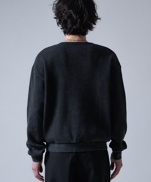 improves（インプローブス）の「ワッフル ヘンリーネック ロンT（Tシャツ/カットソー・メンズ・ブラック系/ブラック/ライトグレー・MEDIUM/LARGE）」の11枚目の写真