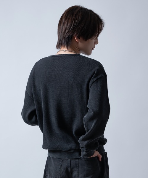 improves（インプローブス）の「ワッフル ヘンリーネック ロンT（Tシャツ/カットソー・メンズ・ブラック系/ブラック/ライトグレー・MEDIUM/LARGE）」の15枚目の写真